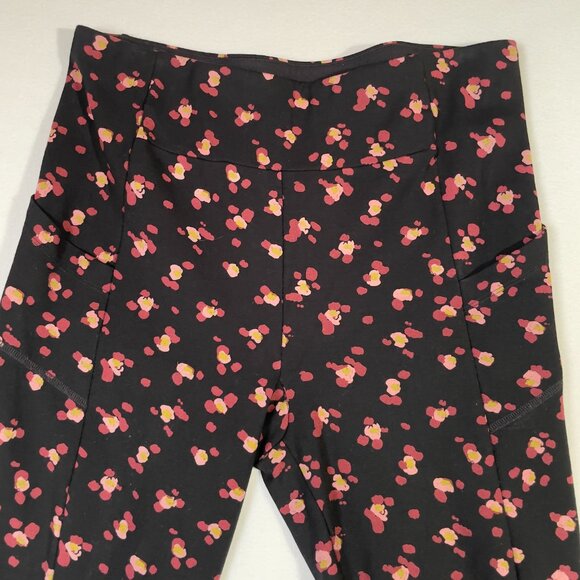 CAbi Lean Leggings Printed Flower Burst on Black Size M Style 4142 - Picture 5 of 16